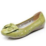 TIMETANG Genuine Leather Shoes Women Solid Loafers Women Flats Ballet Spring Summer Flat Shoes Woman Moccasins Factory Outlet