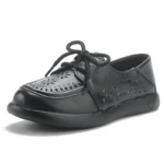 2025 New Spring Summer Genuine Leather Hole Hole Shoes Flat Shoes Sneakers Breathable Comfortable Sandals Women Flats